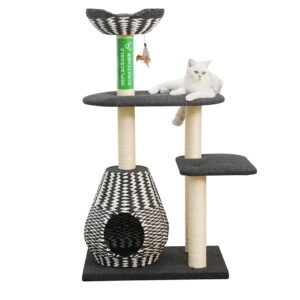 Petpals Aesthetic Sustainable Large Cat Tree Scratching Post