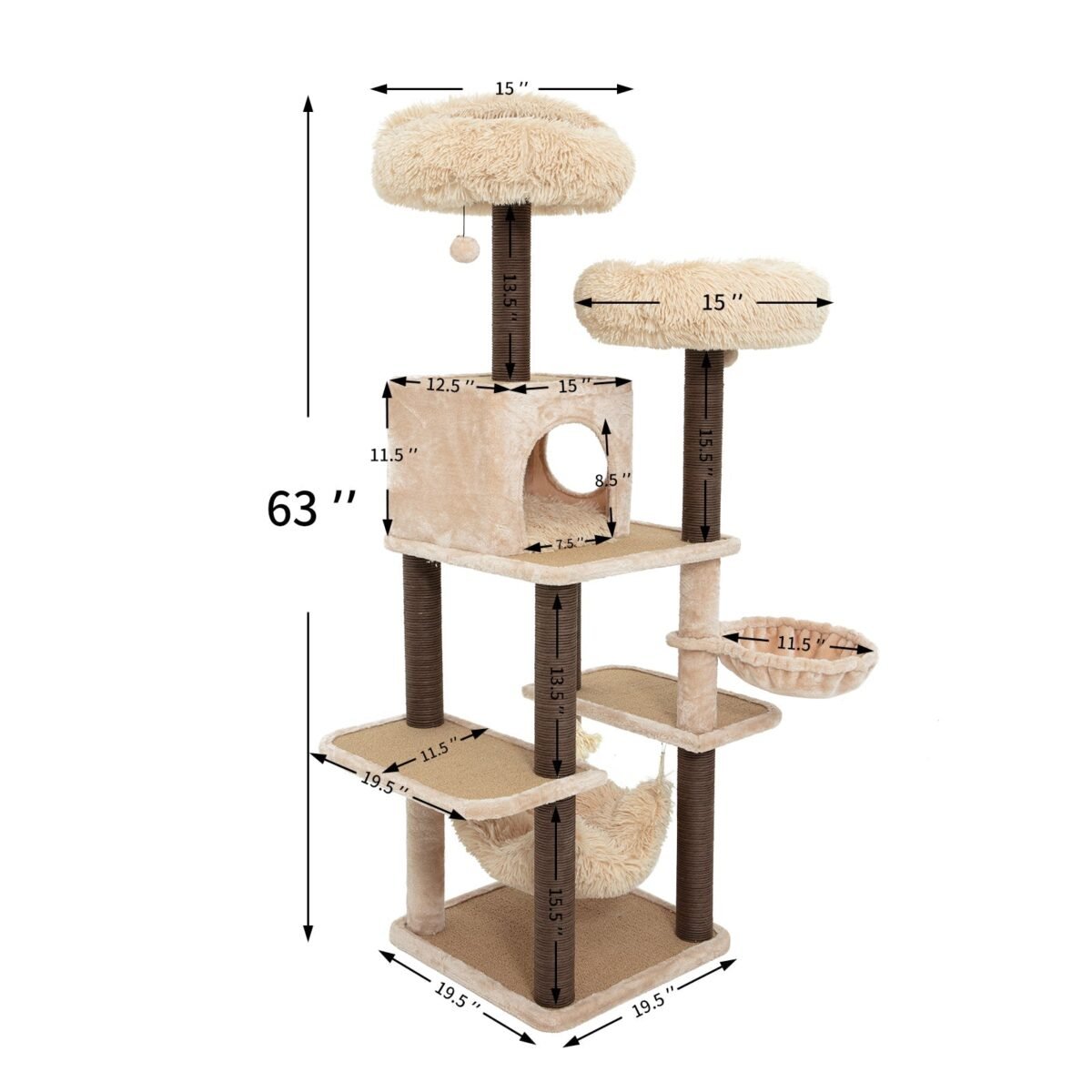 Meerkat Beige Cat Towers - Image 8