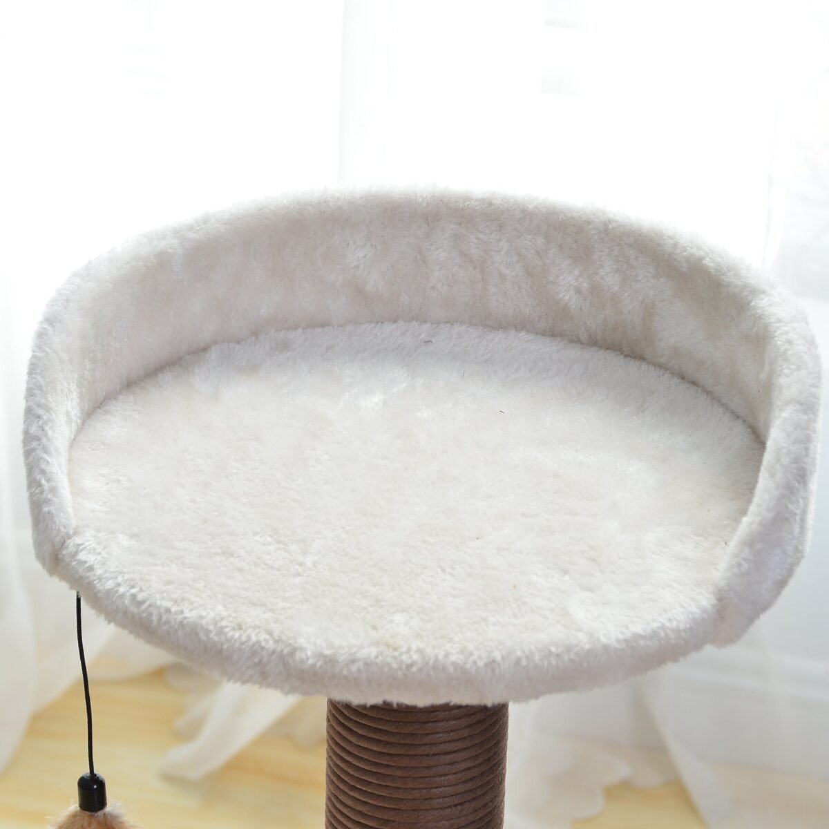 Nirvana Cat Tree with Cat Hammock and Feather Toy - Image 3