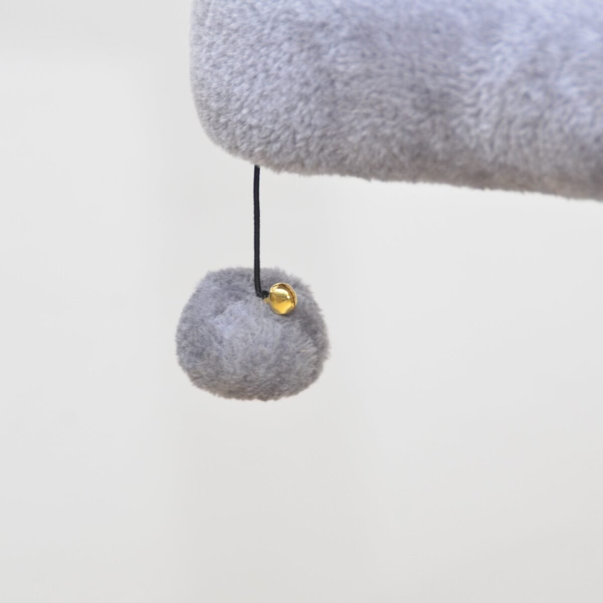Oak 3-Level Cat Tree with Hammock, Perch, and Toy - Image 4