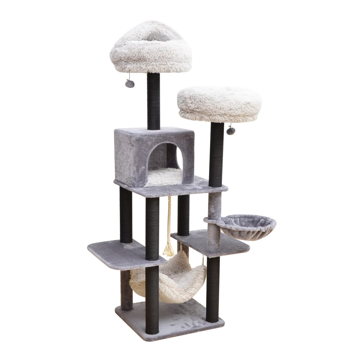 Bradbury 7 Level Gray Cat Tree - Image 1