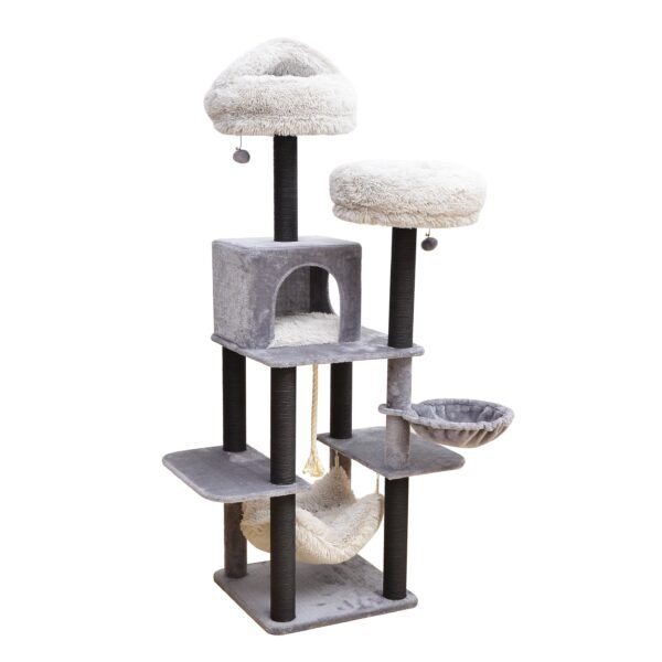 Bradbury 7 Level Gray Cat Tree
