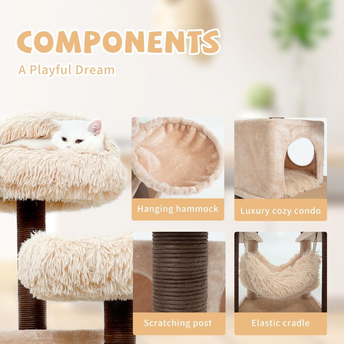 Meerkat Beige Cat Towers - Image 2