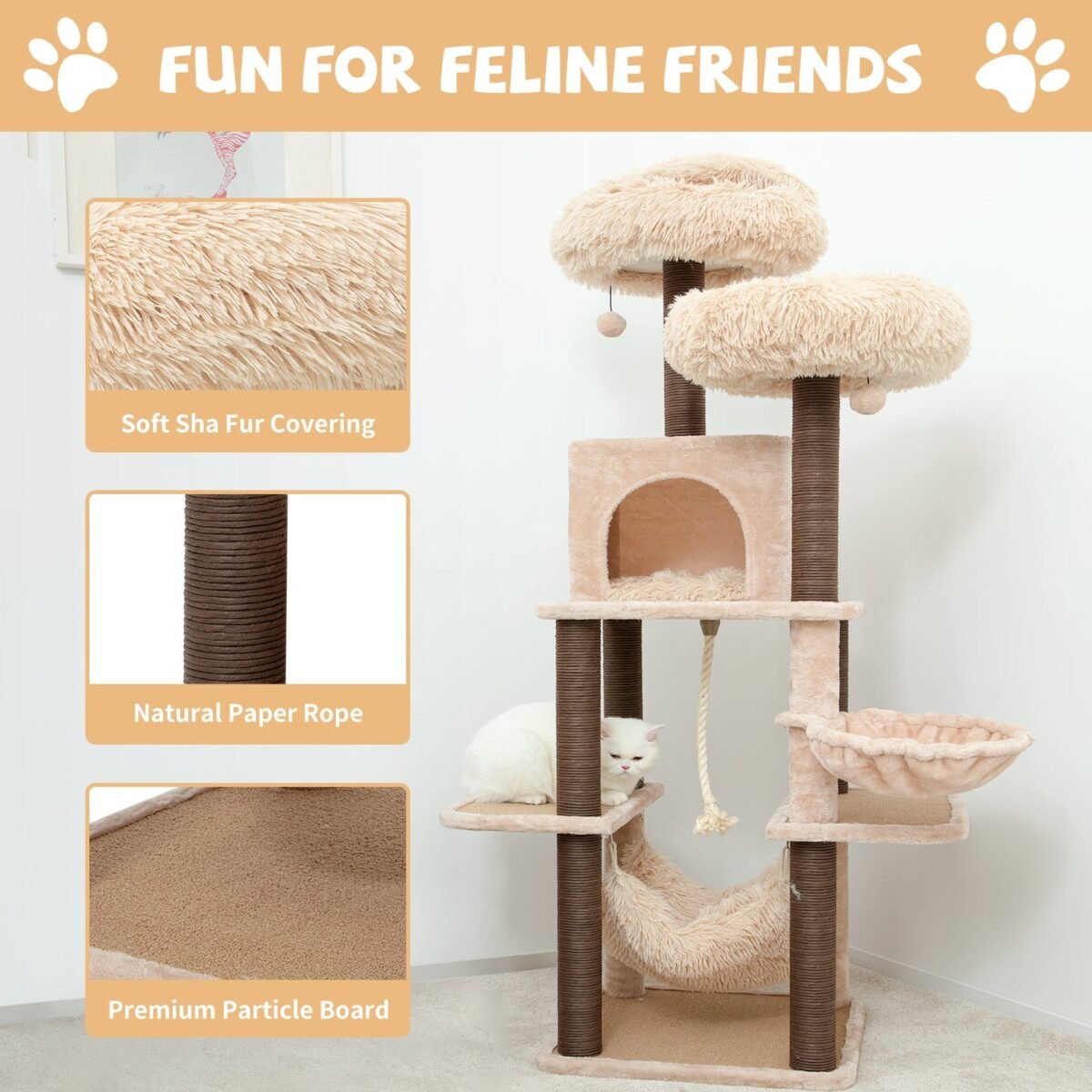 Meerkat Beige Cat Towers - Image 4