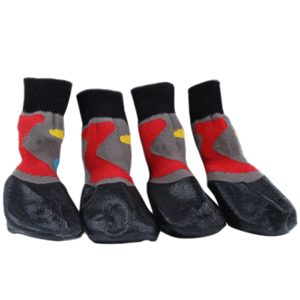 Black Water Proofing Dog Boots Pet Shoes Dogs Snow Booties