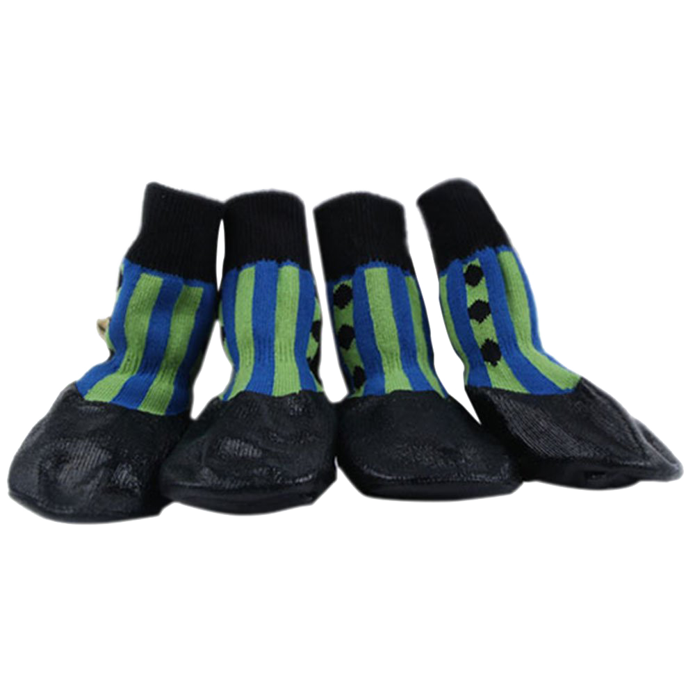 Black Water Proofing Dog Boots Pet Shoes Dogs Snow Booties - Image 2