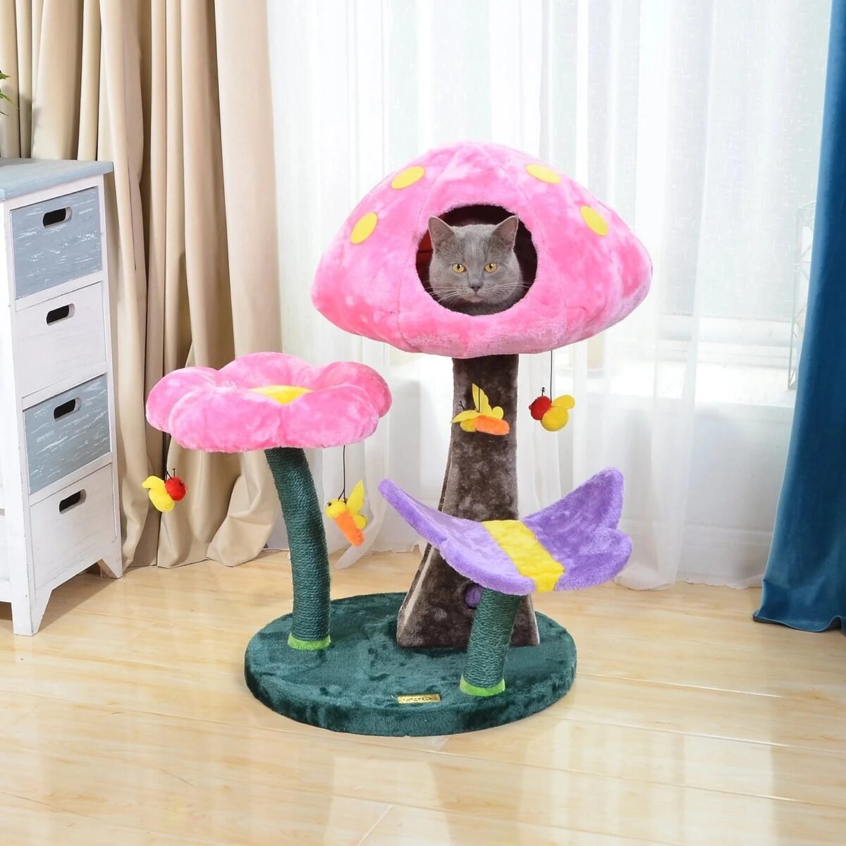 Wonderland Mushroom Cat Tree - Image 7